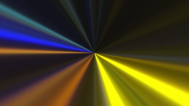 Speed tunnel. Computer generated 3d render