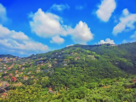 Village on Coast of Italy