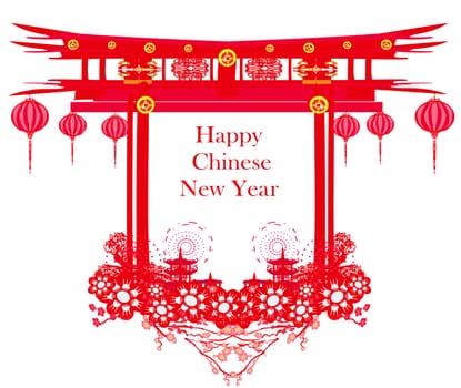 Mid-Autumn Festival for Chinese New Year - card