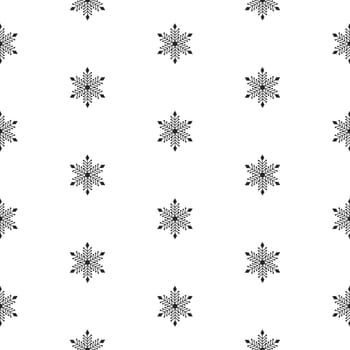 Christmas Background Seamless Pattern Design With Santa Claus, Tree, Snowman And Gifts in Template Hand Drawn Cartoon Flat Illustration