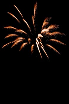 Beautiful and colorful fireworks.