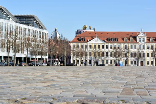 The Cathedral Square in the centre of Magdeburg