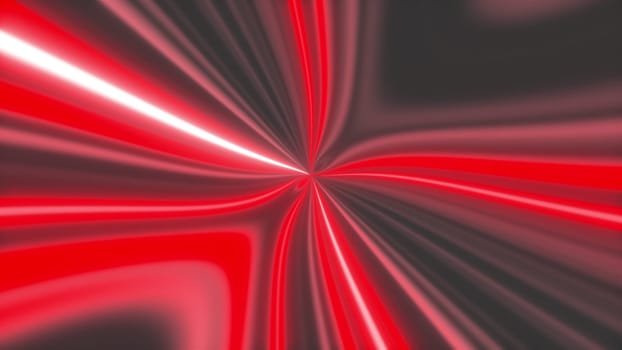 Abstract radial glow lines. Computer generated 3d render