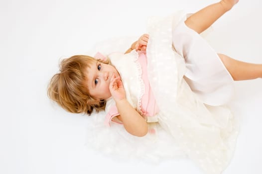 st. valentine's day little angel girl