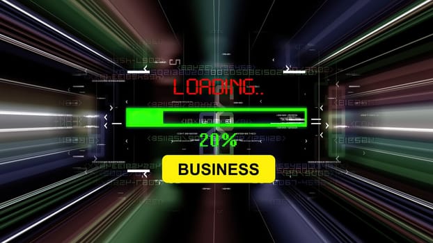 Business loading progress bar on the screen,Business loading progress bar on the screen