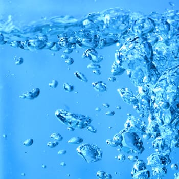 water bubbles macro close up