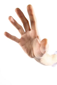 The hand tries to seize something already soon
