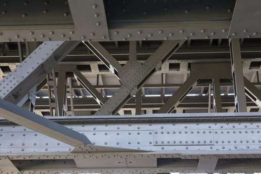 Steel construction of the old ship lift of Niederfinow