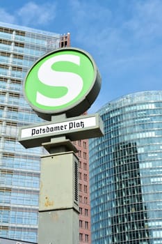 Station at Potsdamer Platz in Berlin
