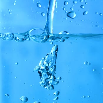 water bubbles macro close up
