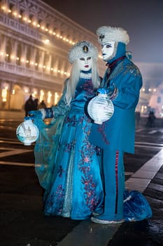 VENICE, ITALY - Febrary 22 2019: The masks of the Venice carnival 2019............................................................................................................................................................................................................................................................................................................................................................................................................................................................................................................................................................................................................................................................................................................................................................................................................
