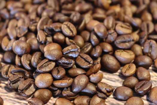 Natural coffee beans black caffeine fruit roasted flavor