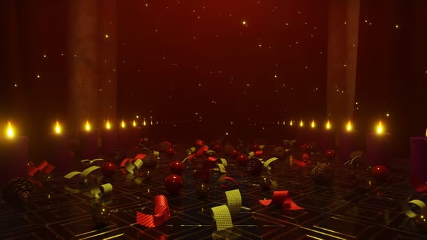 3D illustration Background for advertising and wallpaper in festival  and celebrate scene. 3D rendering in decorative concept.
