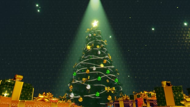 3D illustration Background for advertising and wallpaper in festival  and Christmas scene. 3D rendering in decorative concept.