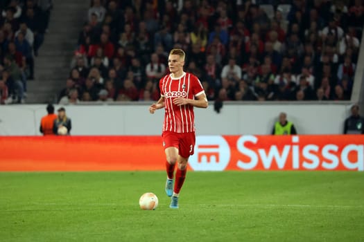 Philipp Lienhart (Freiburg) at the match of the football Europa League - Matchday 5,SC Freiburg vs. Olympiakos Piraeus