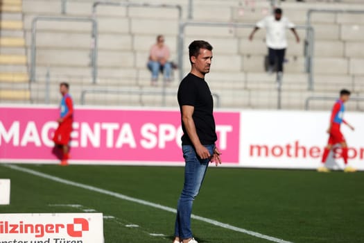 Thomas Stamm (SC Freiburg II - U23) on the sidelines at the game of the 3. FBL: 22-23: 14. DFL REGULATIONS PROHIBIT ANY USE OF PHOTOGRAPHS AS IMAGE SEQUENCES AND/OR QUASI-VIDEONann.. Photo: Joachim Hahne/johapress