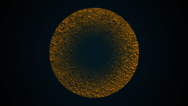 Rusty texture circle. Computer generated 3d render