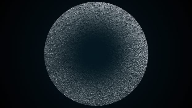 Rusty texture circle. Computer generated 3d render