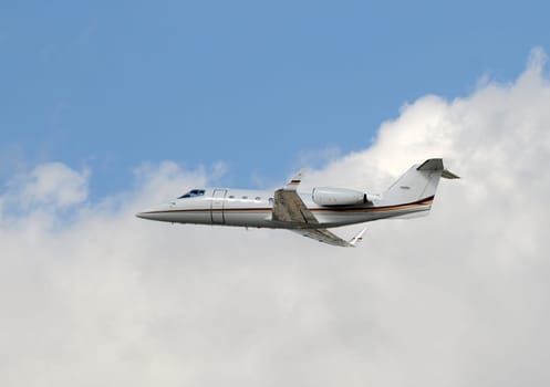 Luxury private jet for executive travel