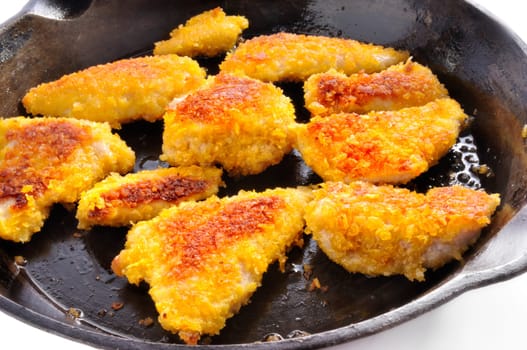 Chicken Nuggets in a pan