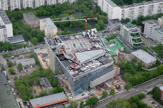 Completing the construction of the NTV television center