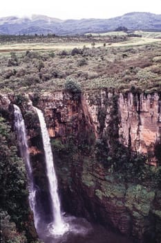 view of mac mac waterfalls, mpumalanga, south africa.