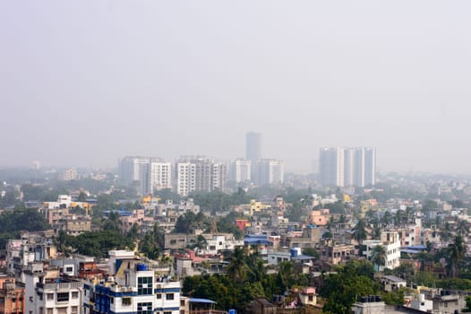 Kolkata City of Joy Skyline View. Landscape Scenery Urban India Cityscape. Architecture Business Travel Tourism Center City. Calcutta West Bengal India South Asia Pacific 13th November 2022