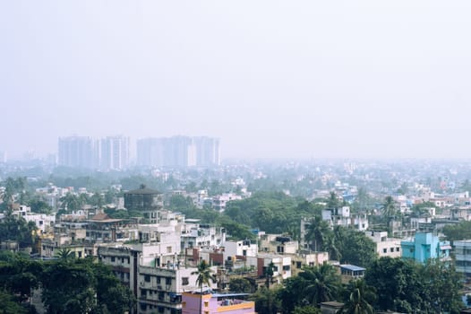 Kolkata City of Joy Skyline View. Landscape Scenery Urban India Cityscape. Architecture Business Travel Tourism Center City. Calcutta West Bengal India South Asia Pacific 13th November 2022