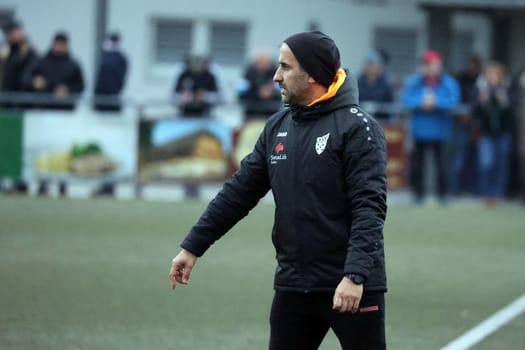 Coach Nurhan Ardiclik (SV Hinterzarten) on the sidelines at the game of the football BL Schwarzwald 22-23 - SV Hinterzarten - SV Hölzlebruck