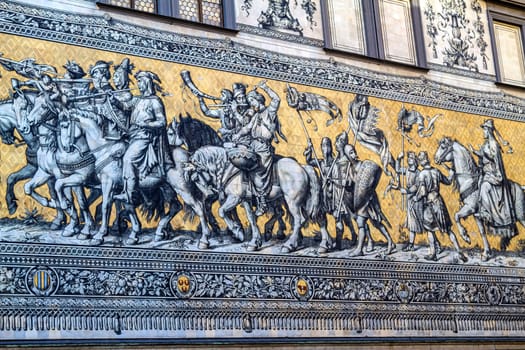 Procession of Princes, in Dresden, Germany.