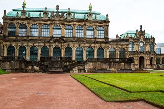 Zwinger courtyard in Dresden, Germany.