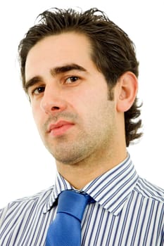 young business man portrait isolated on white