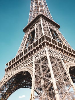 Eiffel Tower in city of Paris, France