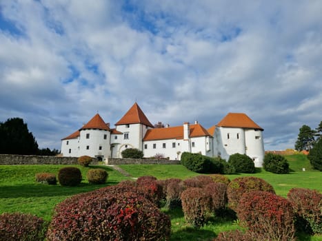 Old Varazdin town on sunny automn day.