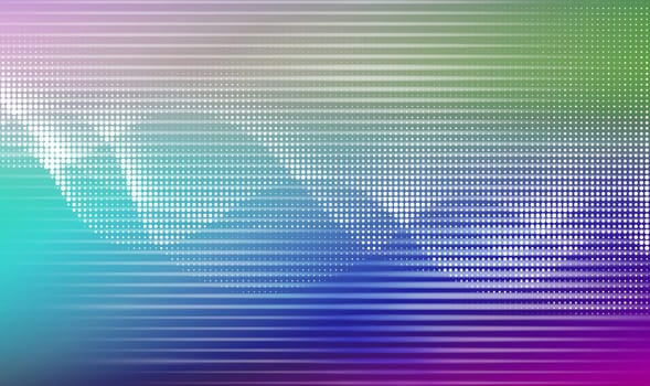 wave lines vibrating music oscillation