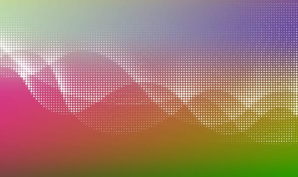 wave lines vibrating music oscillation