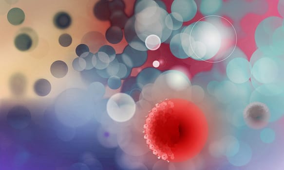 virus cells pathogen structure - graphic background