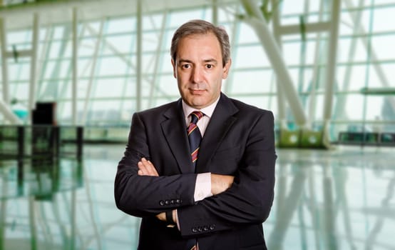 mature business man portrait at the office