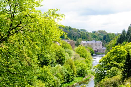 New Lanark World Heritage Site, Scotland.