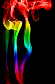 multicolored smoke natural abstract background