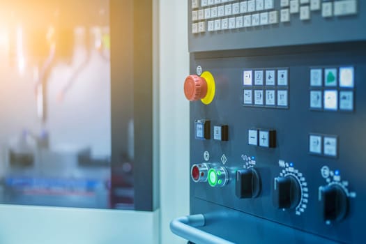 CNC Machine milling part control panel manufacturing