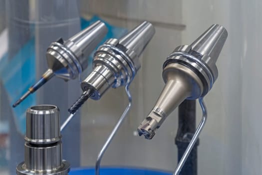 CNC machine tools for milling metal in factory
