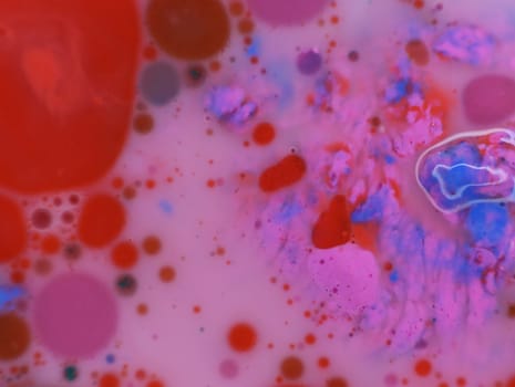 abstract background of artificial colors rare shapes different