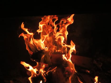 bonfire fire heat hot flame burn incandescent wood fireplace ash