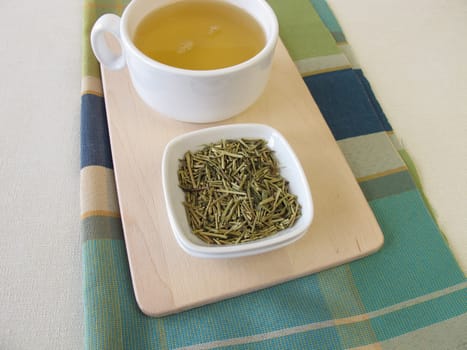 Loser Kukicha green tea and a cup of tea