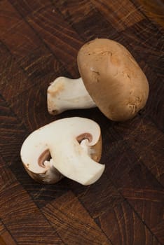 some mushrooms in closeup