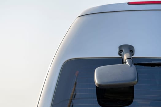 Van mirror rear view back caravan side view