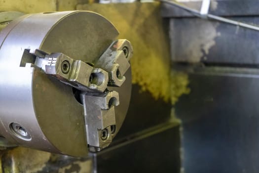 CNC turning machine spindle and lathe machining