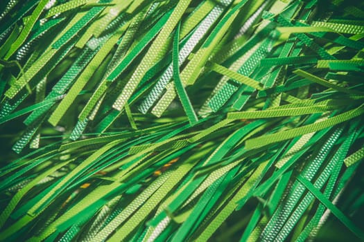 Green artificial grass for background