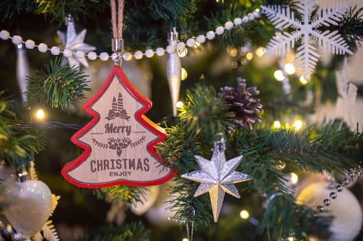 Christmas tree and decorations